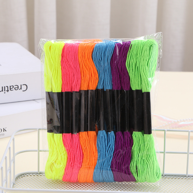 6 색 형광 블루-퍼플 24