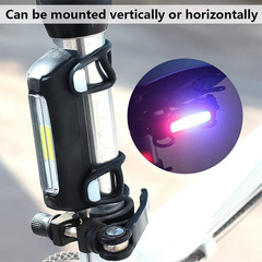 Cross-border usb charging bicycle warning tail light bicycle tail light outdoor riding cob lamp bead high brightness bicycle light