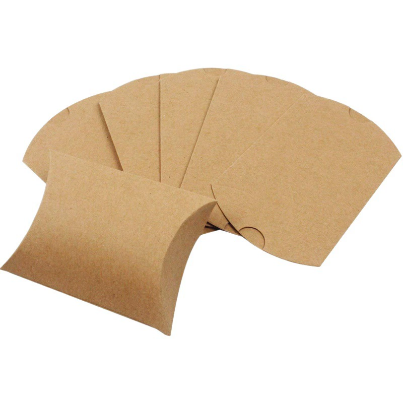 Завод в наличии Крафт-бумага Подушка Коробка Трансграничная коробка конфет с пеньковой веревкой Корова Карта Белая Карта Черная Карта Упаковочная Коробка