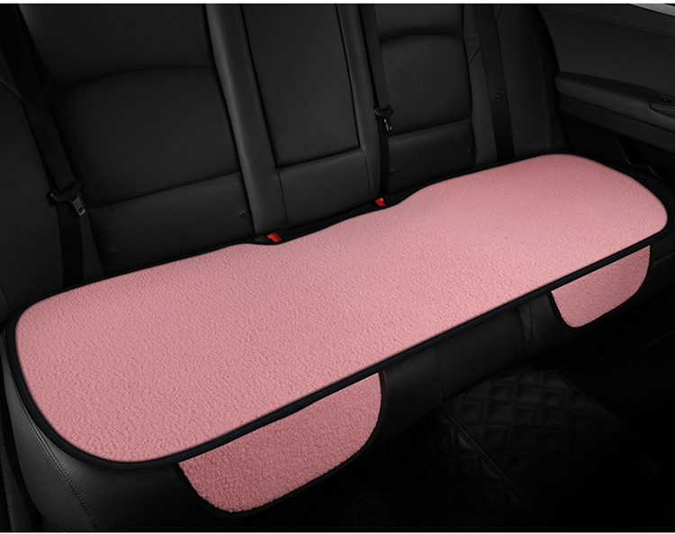 New winter teddy velvet warm car seat cushion fleece-lined thickened non-slip tie-free universal small waisted car seat cushion