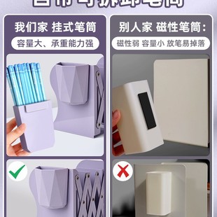 Standing Bookshelf Book Holder Desk Pen Holder for Students, High School Student Desk Book Stand, Desktop Book Clip Storage Rack, Foldable