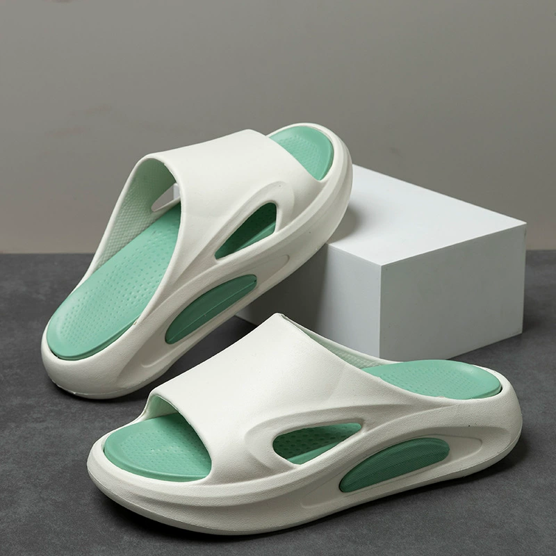 Мужские летние пляжные тапочки Eva больших размеров, нескользящие, без запаха, для ванной комнаты, с антибактериальной обработкой, новая модель 2025 года.