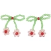 With bow, fuchsia, flowered