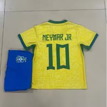 23-24巴西主场10号足球服儿童成人球衣数码印14码-30码