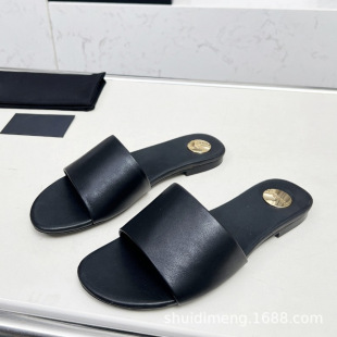 Slippers Slides 2025ƽ��Ů��Ь������ĸYS�|�_ţƤŮ���ϸ�Ʒ�|