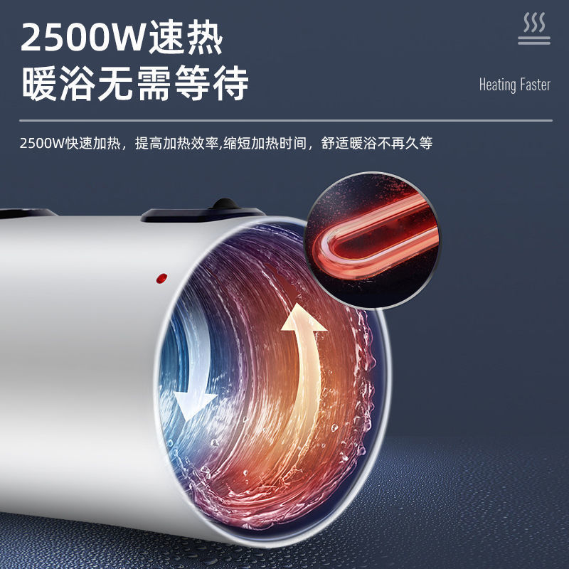 Calentador de agua eléctrico vertical de almacenamiento de agua vertical 2500W baño dormitorio baño 40L / 50 / 60 / 80L