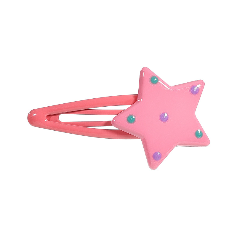 Dulces lindos y lindos abrazaderas de cabello de estrellas salvajes dopamina para niños nuevos abrazaderos de cabello frescos de color caramelo frisa abrazaderas de cabello