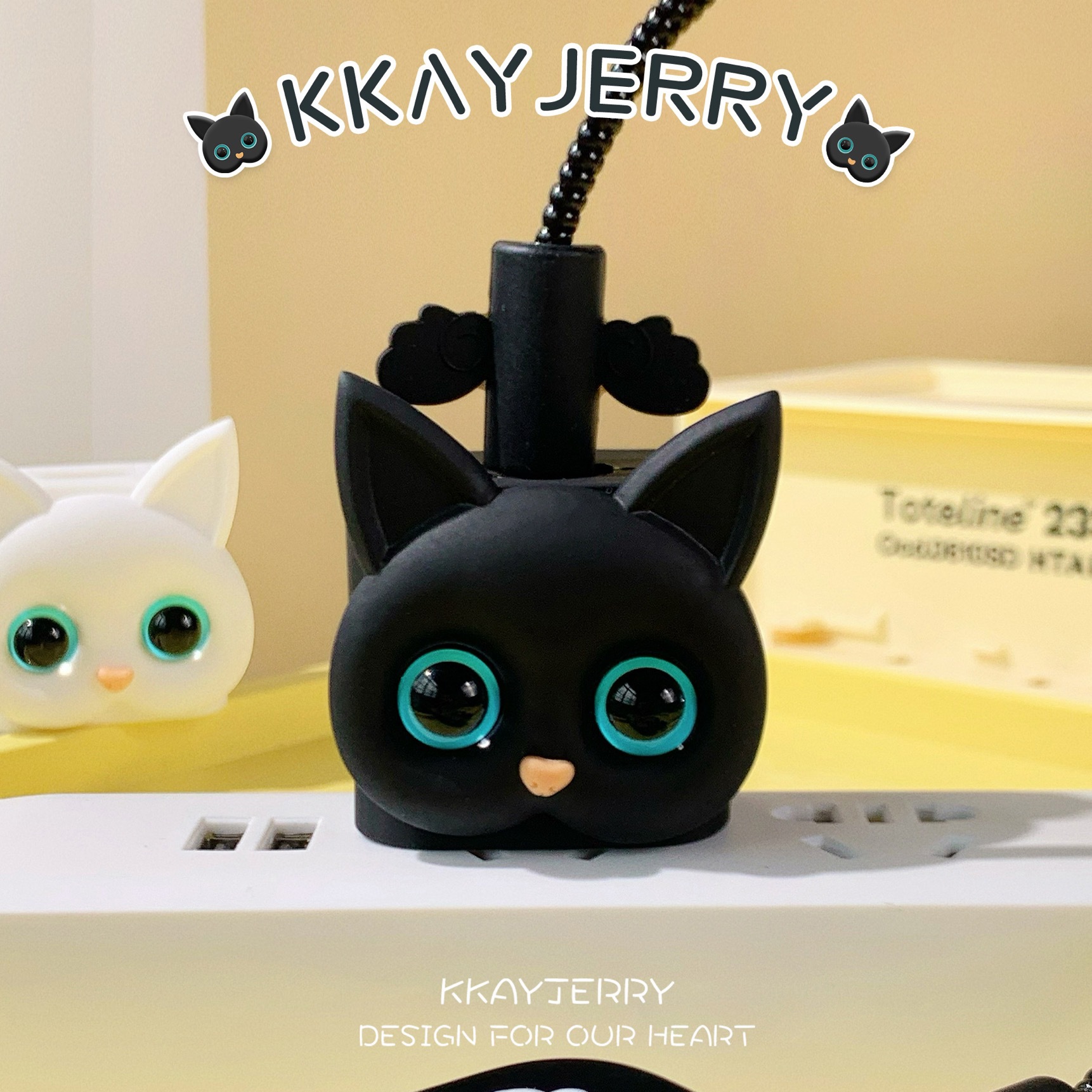 Black Kitten Protective Cover