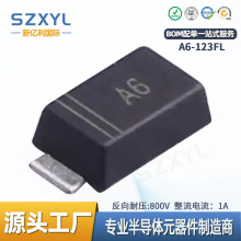 �S��ֱ�NA6�NƬ�������O��1N4006W SOD-123FL���b800V1A�_�P�Դ