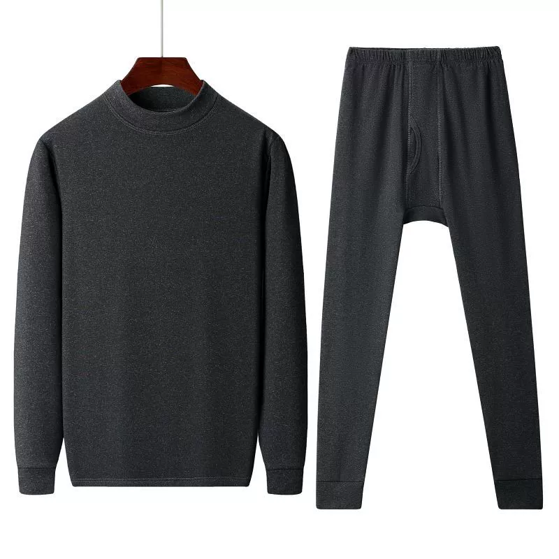 Мужское термобелье бархатный утолщение костюм осенняя одежда осенние брюки тепло зимой