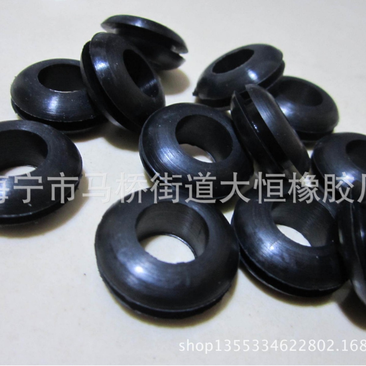 硅胶护线圈 防水橡胶护线套双面过线圈 护线环通孔橡胶出线圈