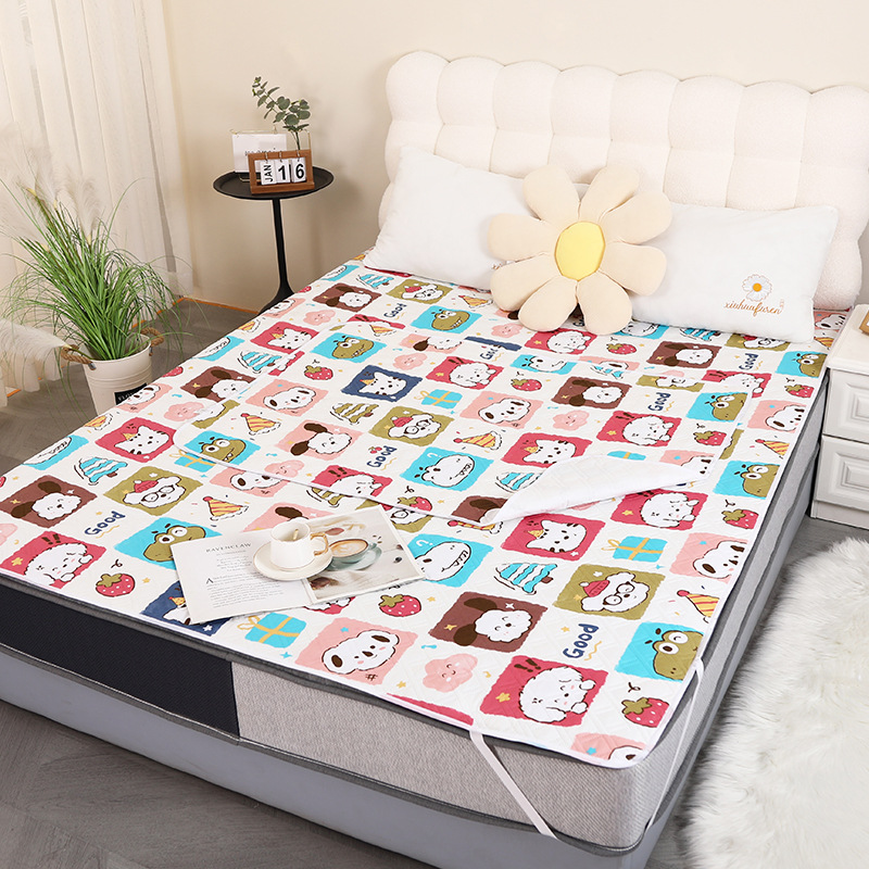 Gran por mayor almohadilla de orina para bebés cama impermeable lavable almohadilla de orina confortable permeable a la tía colchón de fuga lateral
