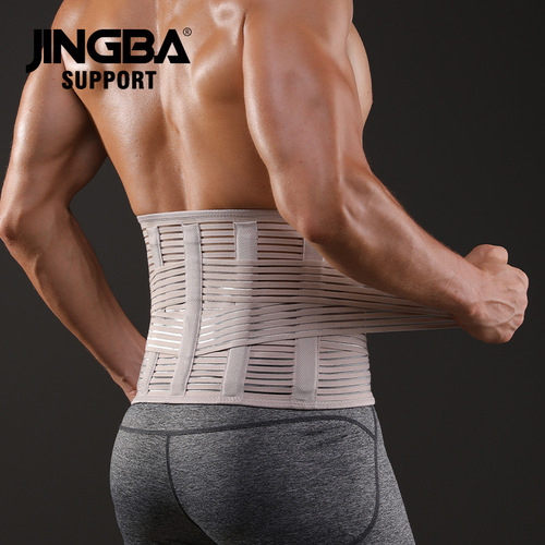 JINGBA Belt Support Sports Pressurized Adult Waist Support Outdoor Basketball Weightlifting Waist Support Protective Gear Manufacturer
