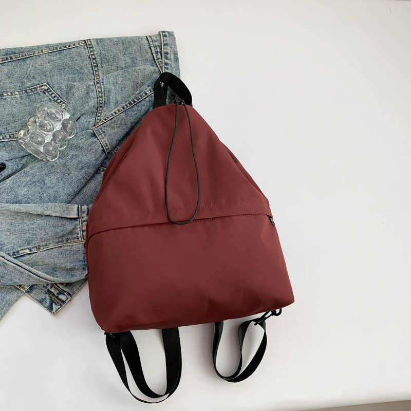 Nuevo diseño de nicho, mochila de viaje para estudiantes, todo fósforo, ocio, mochila con cordón de gran capacidad, bolsa de yoga deportiva