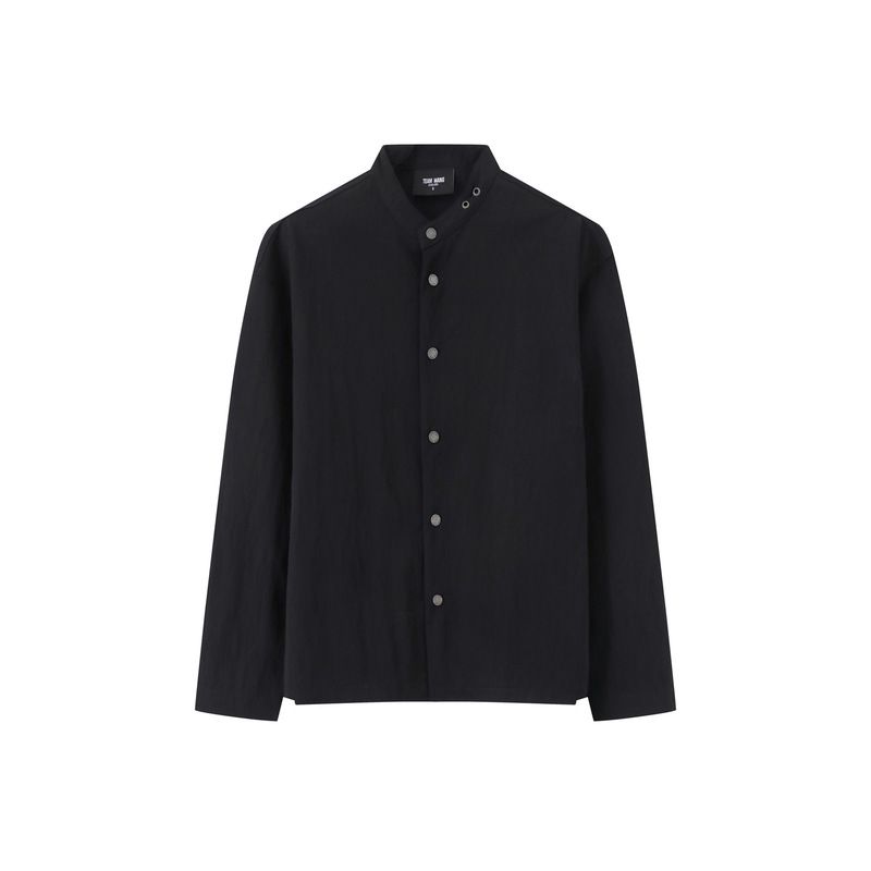 Team Wang Jackson Wang's Same Style Choices Metal Stand-Up Collar Long-Sleeve Shirt, High-End Unisex Cross-Border Dropshipping Team Wang Jackson Wang's Same Style Choices Metal Stand-Up Collar Long-Sleeve Shirt, High-End Unisex Cross-Border Dropshipping