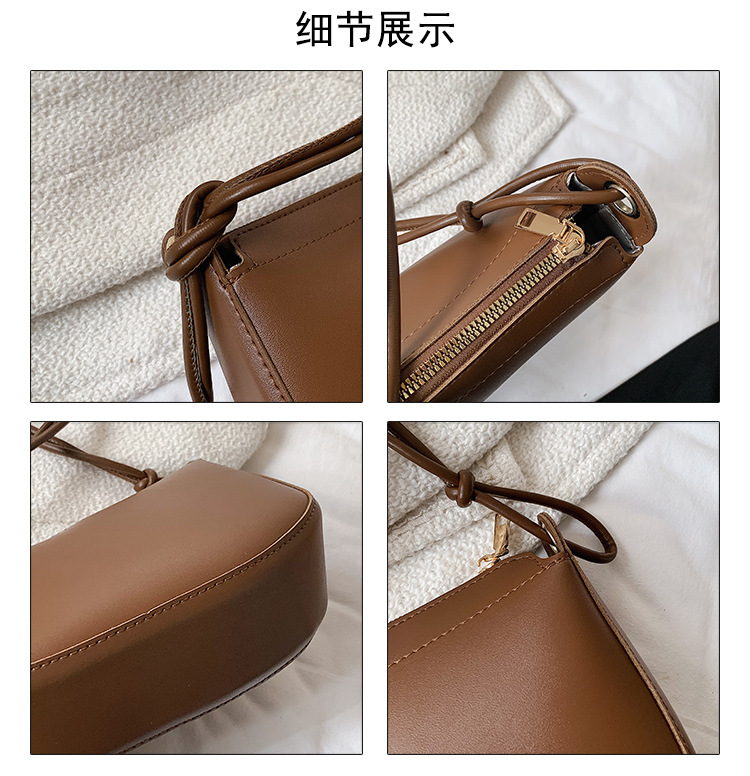 High-grade Small Bag Women's Bag 2021 New Fashion Messenger Bag Fashion All-match Retro Shoulder Bag Popular Small Square Bag display picture 14