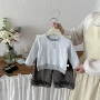 新款春季波点婴幼儿两件套