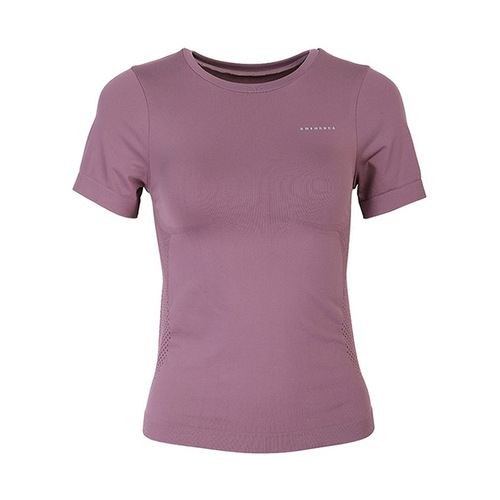 Summer Sexy Women's Short Sleeve Moisture-Wicking Exercise Top Fitness Running Elastic Tight Yoga Clothes