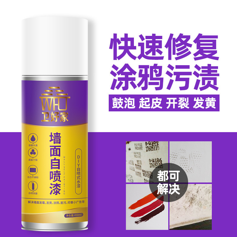 墙漆内墙乳胶漆翻新专用漆墙面自喷漆白色手摇漆厂家批发涂料涂鸦