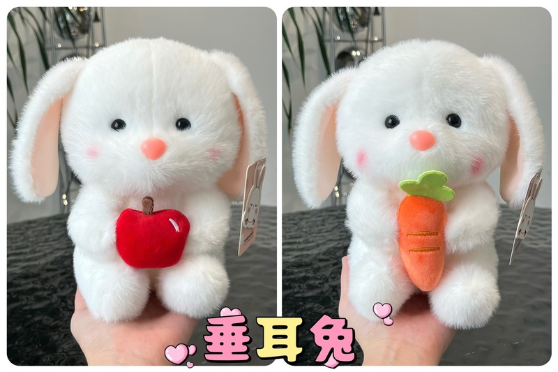 新款胡萝卜兔玩偶毛绒玩具布娃娃卡通仿真小兔子公仔女生生日礼物|undefined