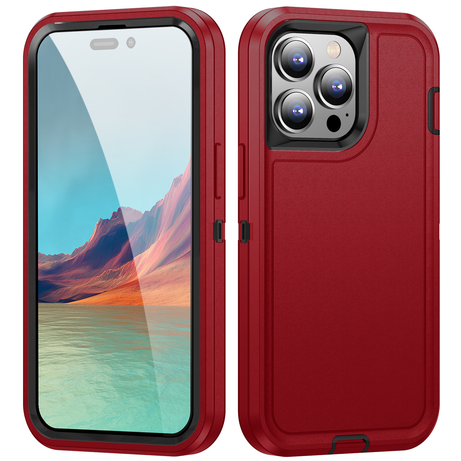 Funda protectora para teléfono móvil Apple 17 Pro Max, compatible con iPhone 16/15/14, anticaídas, con superficie plana y triple protección. image 11