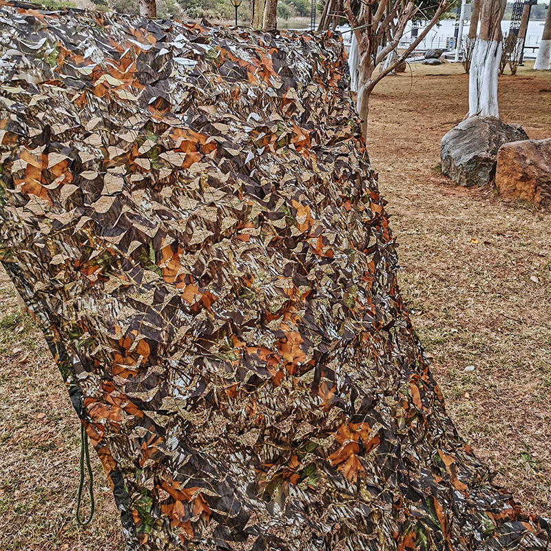 Outdoor tactical camouflage network 3D leaf bionic web hidden network hidden network 5