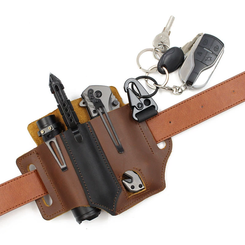 Universal belt, tools set, organizer bag, pens holder, (Physicals), genuine leather