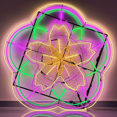 定制LED造型广告灯牌生日氛围布置灯发光字母装饰灯LED霓虹灯带|ru