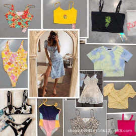 库存尾货女装杂款跨境外贸货源混合服装批发Women's clothing