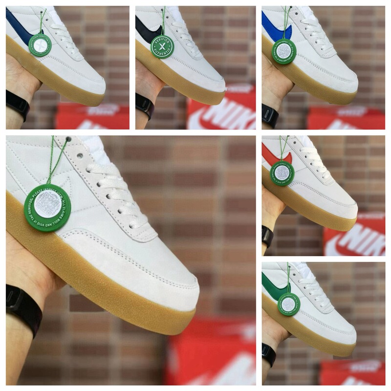 Putian Men's Low-Top Wear-Resistant Skateboard Shoes Killshot2Jcrew Retro Collaboration Casual Shoes Versatile and Breathable