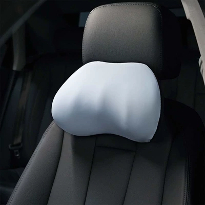 Cushion Latex Car Pillow Neck | Waist support - simple-memory-foam-headrest-blue