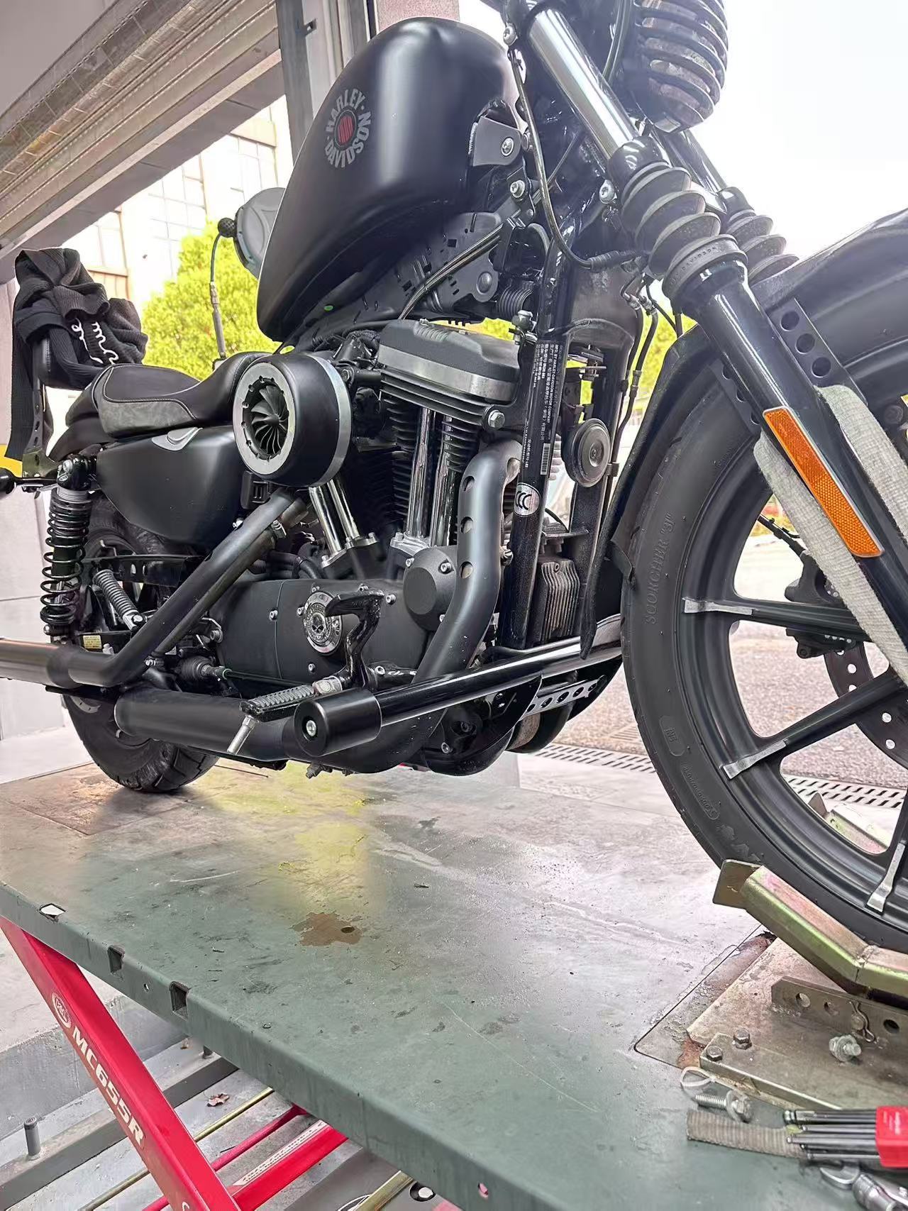Motorcycle Accessories Bumper Suitable for Harley-Davidson Sportster 04-23 One-Line Racing Bar