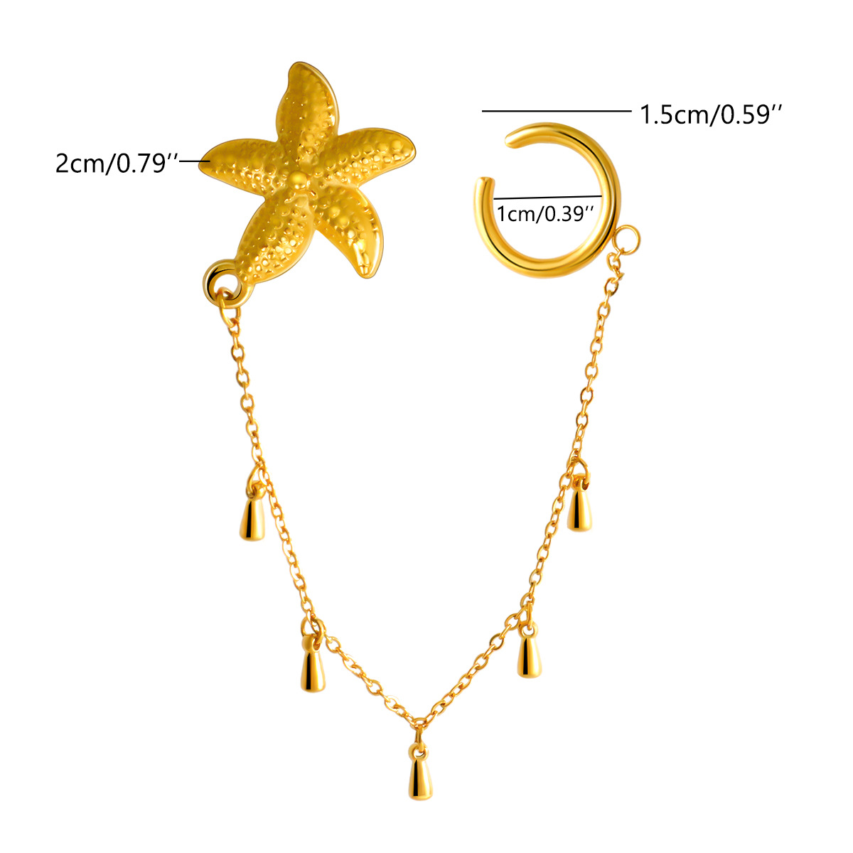 Starfish, Shell Pattern Wholesale Jewelry Casual Marine Style Starfish Shell Titanium Steel Pearl Bracelets Earrings Necklace