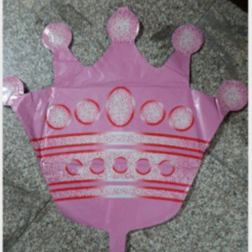 Mini globo de película de aluminio de corona dorada transfronteriza pequeño globo de corona de oro rosa fiesta de cumpleaños decoración de boda