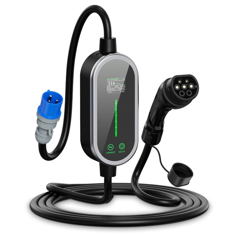 European Standard Charging Gun Type2 New Energy Vehicle Household Charger Ac 7Kw Portable Car Charger European Standard Charging Gun Type2 New Energy Vehicle Household Charger Ac 7Kw Portable Car Charger