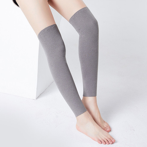 Cotton Knee Warmers for Spring and Summer, Unisex, Thin, Knee-Length Socks, Knee Protection, Warmth Preservation, Anti-Slip, Joint Support for Cold Legs