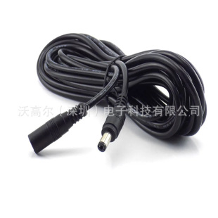 Factory Direct DC Power Cord 5m DC EXtension Cable 5.5X2.1dc Male and Female Connecting Cable DC EXtension Cable