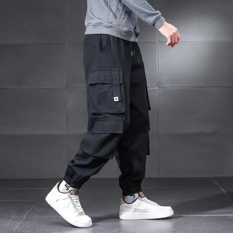 春秋の新型工装ズボンの男性ファッションブランドのハーレムのズボンの束の足のカジュアルなズボンの男性insの超火のズボンは代行します。|undefined