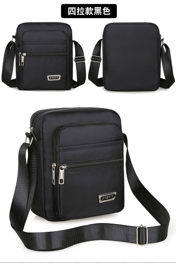 Bolso bandolera de tela de nylon para hombres de verano Bolsa de hombro para hombres Bolsa multiusos de ocio al aire libre Moda de comercio exterior Bolsa de hombro para hombres