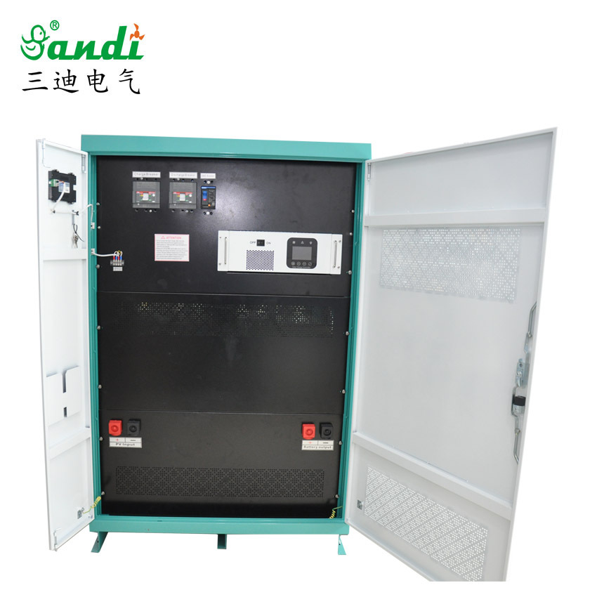 100KWH energy storage battery lithium iron phosphate BMS management system off-grid 30KW optical storage integrated machine power station