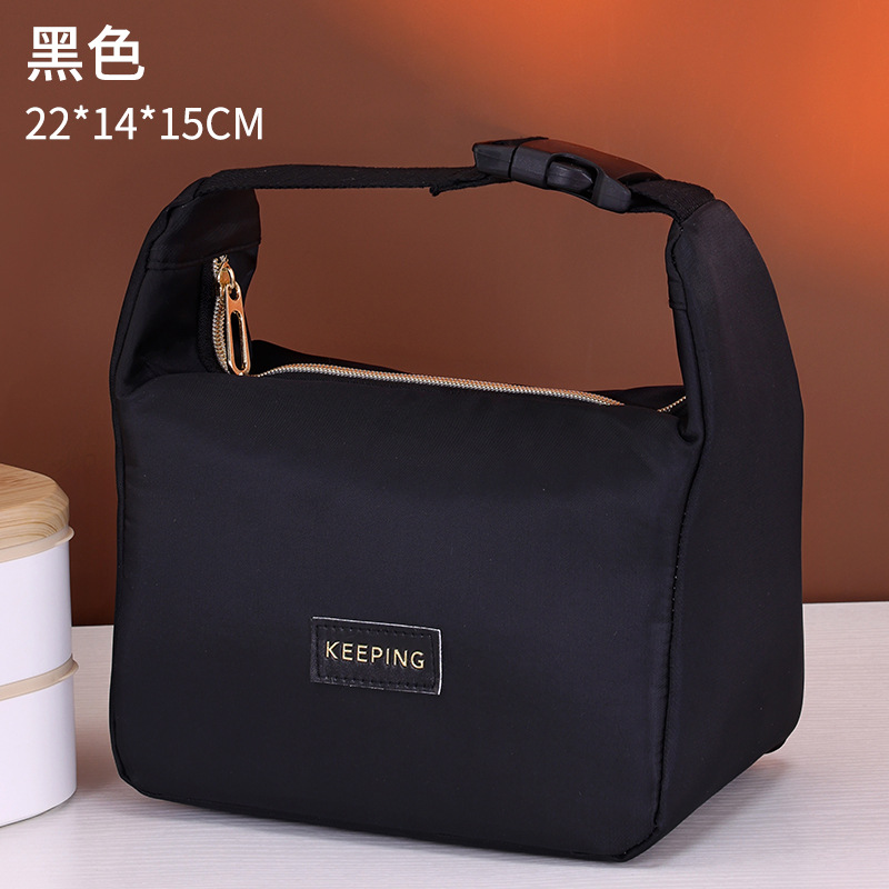 Bolsa de almuerzo de estilo japonés, bolsa bento portátil, bolsa de aislamiento impermeable, nuevo estilo, trabajador de oficina, estudiante, lonchera gruesa, bolsa de mano