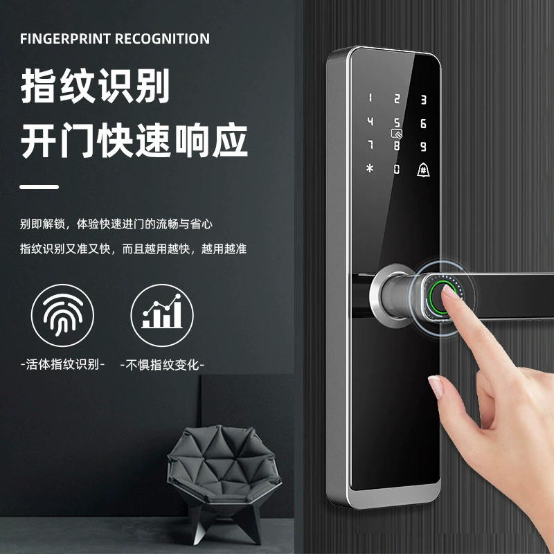 Интеллектуальный замок M9 TTLOCK для сдачи домов и мини-гостиниц, умный электронный отпечатковый замок для деревянной двери