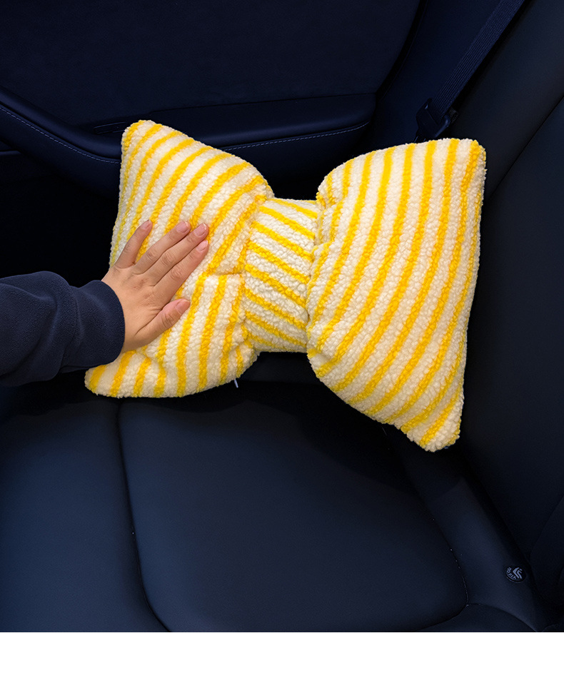 Car Lumbar Support for Driving, Main Driver's Seat Lumbar Support, Lumbar Pillow, Car Backrest Cushion for Long Sitting
