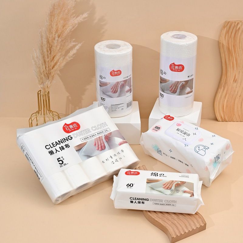 Kitchen Paper Disposable Hanging Style New Style Hair-free Dishwashing Cloth Kitchen Dish Cloth Wet and Dry Dish Cloth for Lazy People
