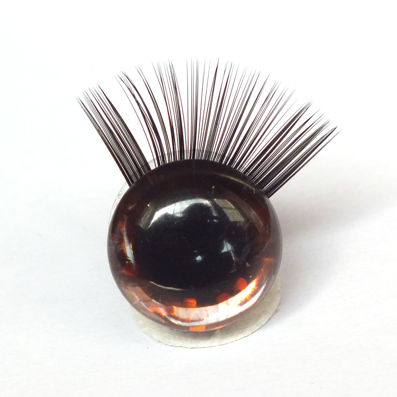 Pestañas ojos peces escalas flash accesorios de juguete seguridad Comercio Exterior ojos animales juguetes de peluche con pestañas