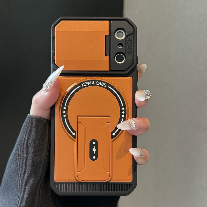 Suitable for iPhone 17 Pro Max Phone Case, Lens Cover, Stand, Magnetic Suction, Instantly Transforms into a Large Window, Apple 16 Protective Case Suitable for iPhone 17 Pro Max Phone Case, Lens Cover, Stand, Magnetic Suction, Instantly Transforms into a Large Window, Apple 16 Protective Case