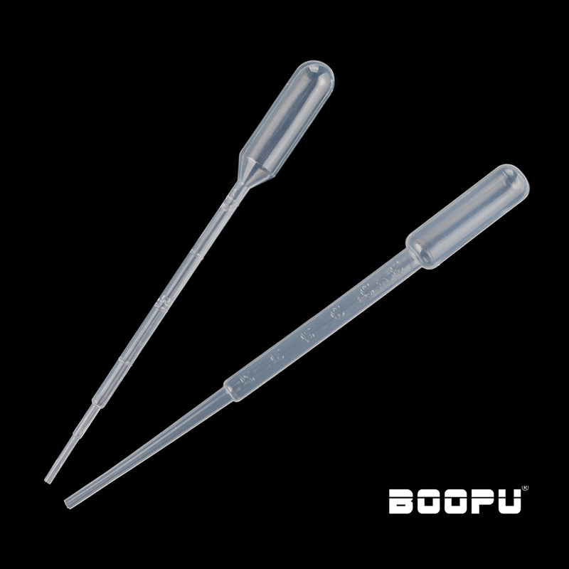 一次性塑料滴管1ml 3ml巴氏吸管独立灭菌包装巴斯德吸管刻度BOOPU