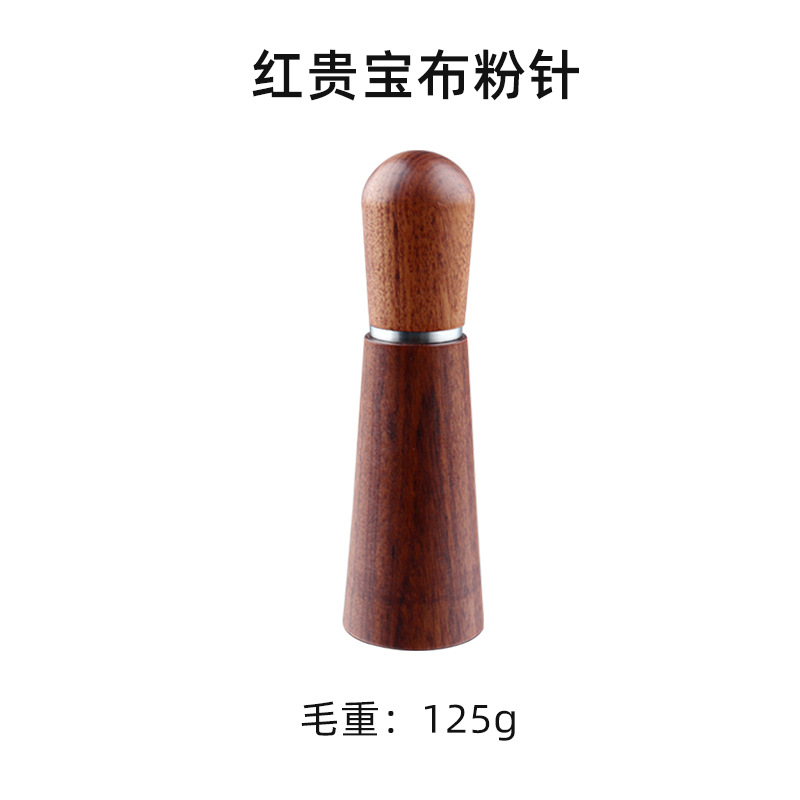 Distribuidor de café de cuatro agujas con base de madera