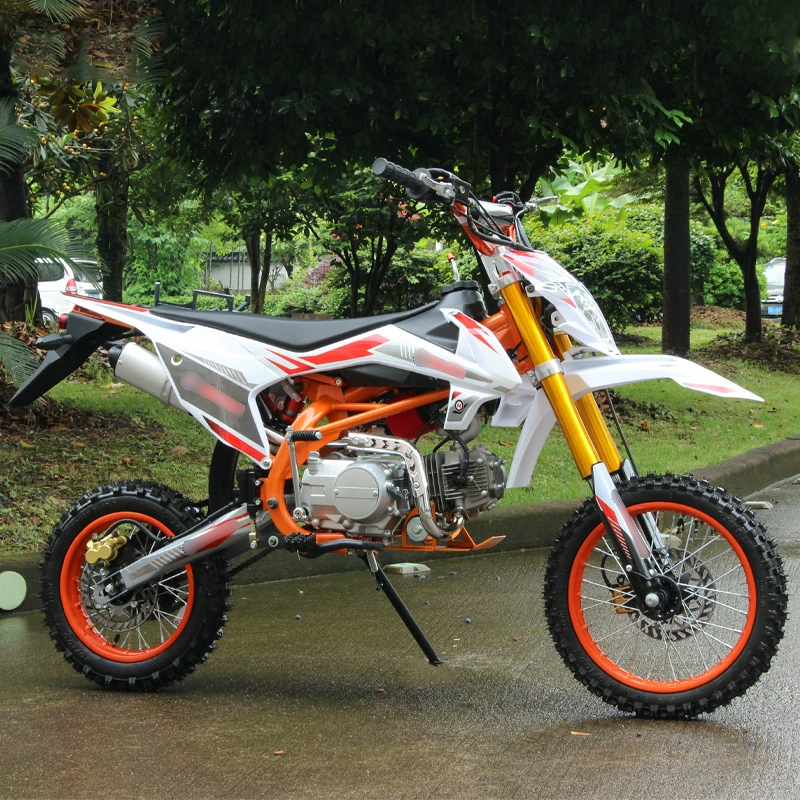 Внедорожник 125CC, двухколёсный мотоцикл, бензиновый, средне-высокий уровень соревнований, взрослая гоночная техника, pit bike, маленький прыжок, горный мотоцикл