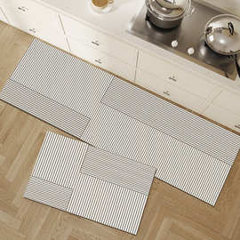 水晶绒厨房耐脏地垫卫生间浴室脚垫门口地垫防滑吸水速干地毯